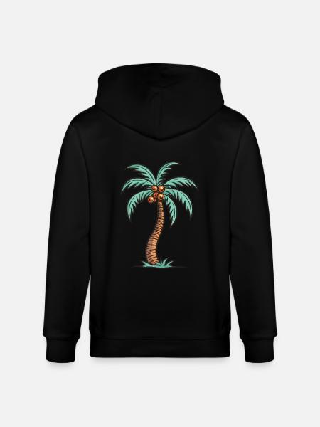 Palm Island - Stanley/Stella CULTIVATOR Unisex Organic Hooded Jacket - black