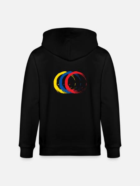 Ecuador - Stanley/Stella Unisex Bio-Kapuzenjacke CULTIVATOR  - Schwarz