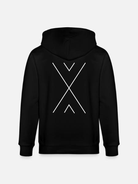 Escape_Aliena - Stanley/Stella CULTIVATOR  Unisex Organic Hooded Jacket - black