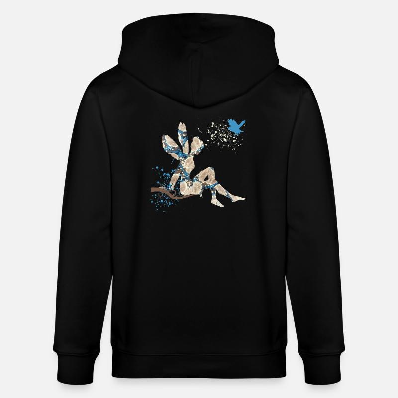 frais e 242 - Veste à capuche bio CULTIVATOR Stanley/Stella Unisexe - noir