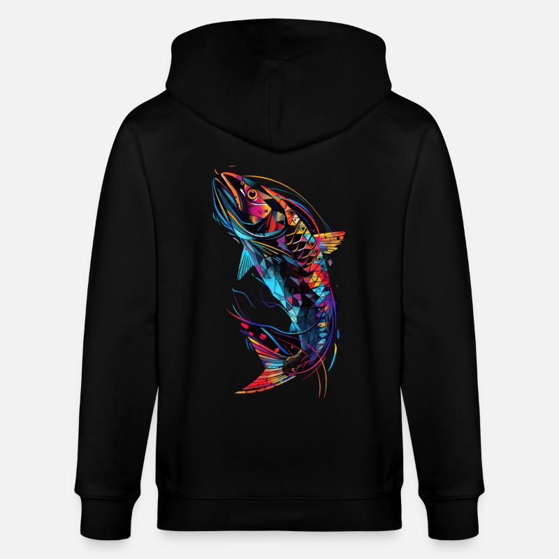 Barracuda - Veste à capuche bio CULTIVATOR Stanley/Stella Unisexe - noir