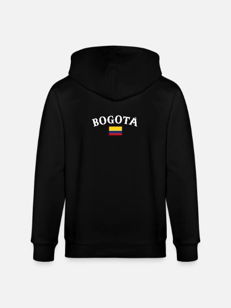 Bogotá Colombie Drapeau colombien - Veste à capuche bio CULTIVATOR Stanley/Stella Unisexe - noir