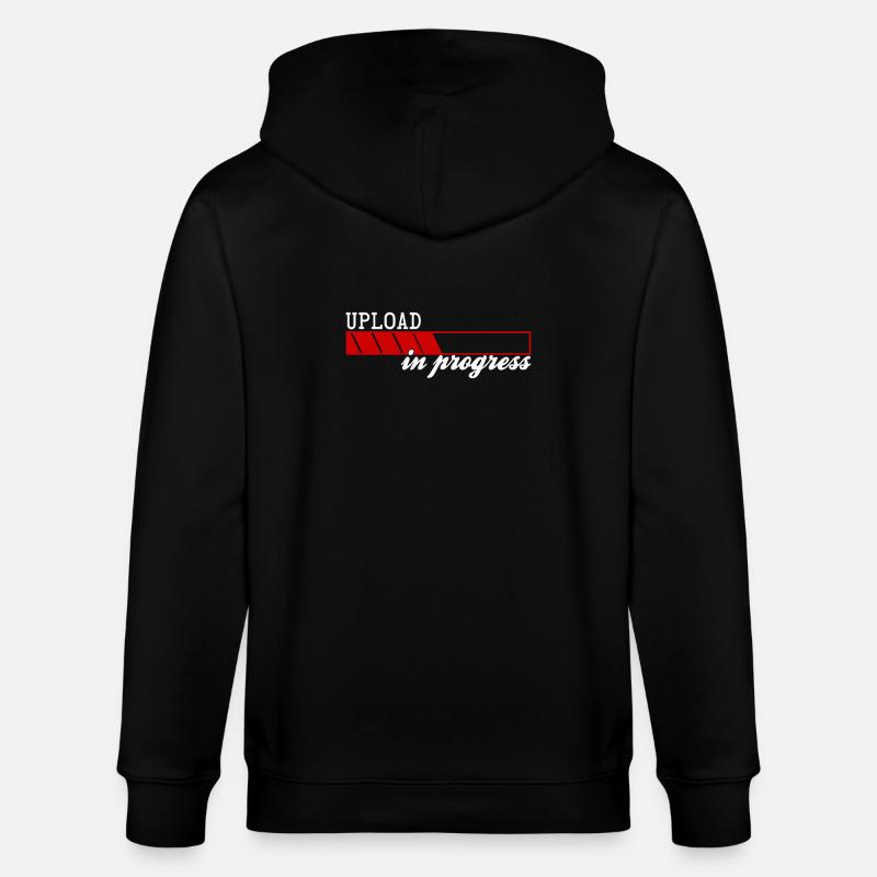 Upload In Progress - Stanley/Stella Unisex Bio-Kapuzenjacke CULTIVATOR  - Schwarz