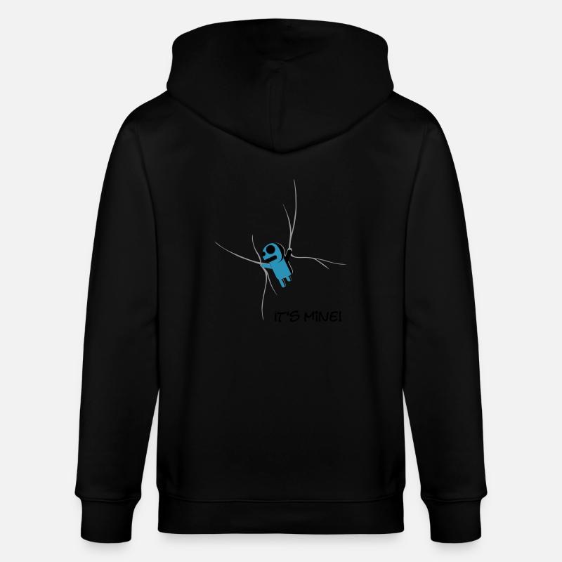 it_is_mine - Stanley/Stella Unisex Bio-Kapuzenjacke CULTIVATOR  - Schwarz