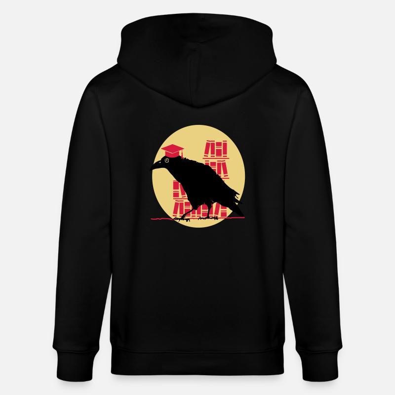 Dr. Crow - Stanley/Stella Unisex Bio-Kapuzenjacke CULTIVATOR  - Schwarz