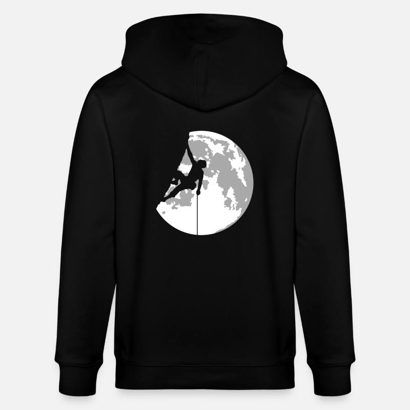 klettern - Stanley/Stella Unisex Bio-Kapuzenjacke CULTIVATOR  - Schwarz