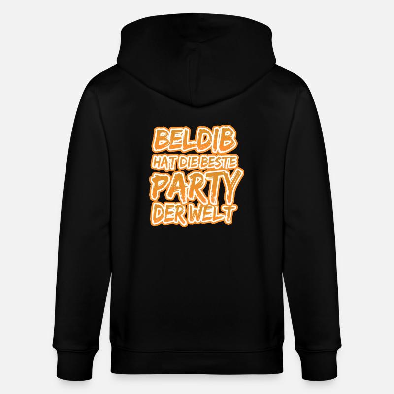 Beldib Beldib - Veste à capuche bio CULTIVATOR Stanley/Stella Unisexe - noir