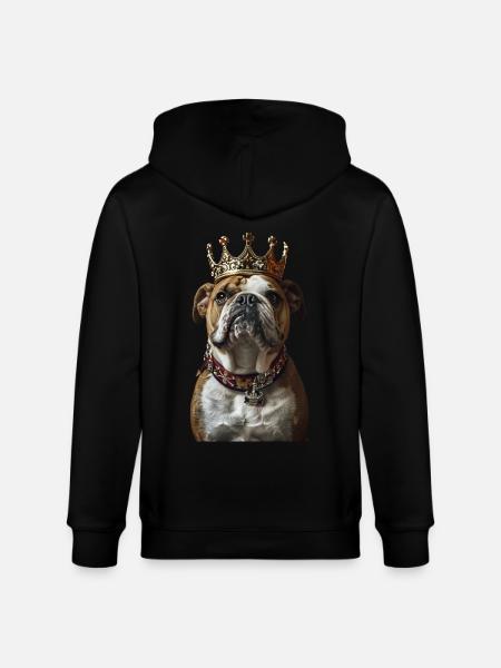 Bouledogue - Veste à capuche bio CULTIVATOR Stanley/Stella Unisexe - noir
