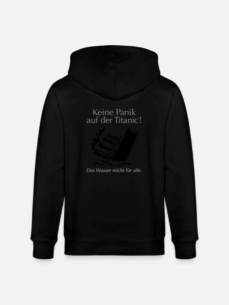 titanic - Stanley/Stella Unisex Bio-Kapuzenjacke CULTIVATOR - Schwarz