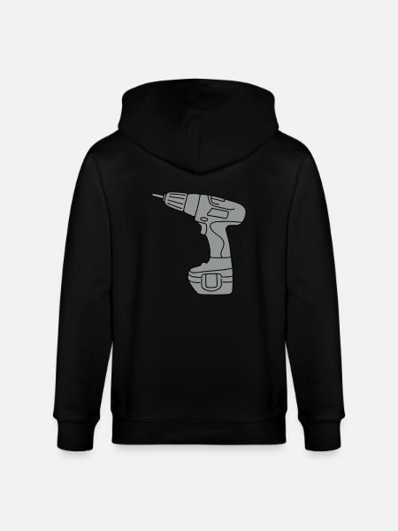 Akkuschrauber 2 - Stanley/Stella Unisex Bio-Kapuzenjacke CULTIVATOR  - Schwarz