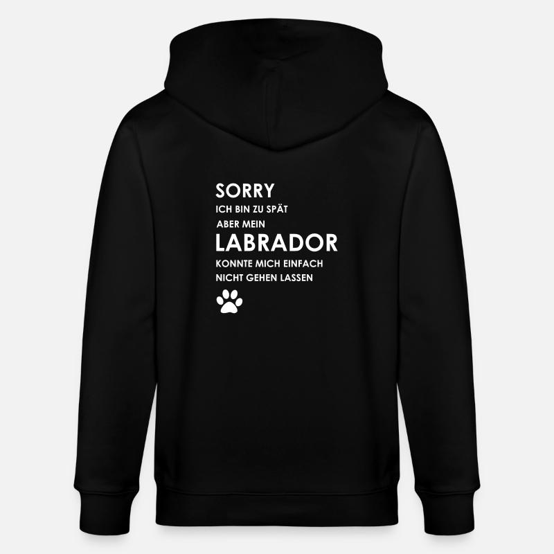 Labrador - Stanley/Stella Unisex Bio-Kapuzenjacke CULTIVATOR  - Schwarz