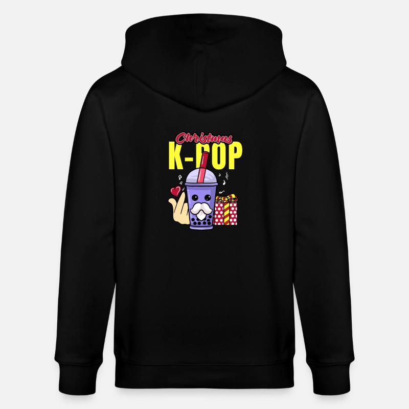 KPOP NOËL 4 - Veste à capuche bio CULTIVATOR Stanley/Stella Unisexe - noir