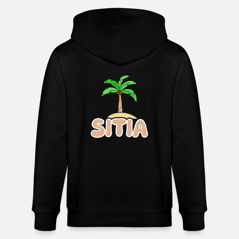 Sitia Sitia - Veste à capuche bio CULTIVATOR Stanley/Stella Unisexe - noir