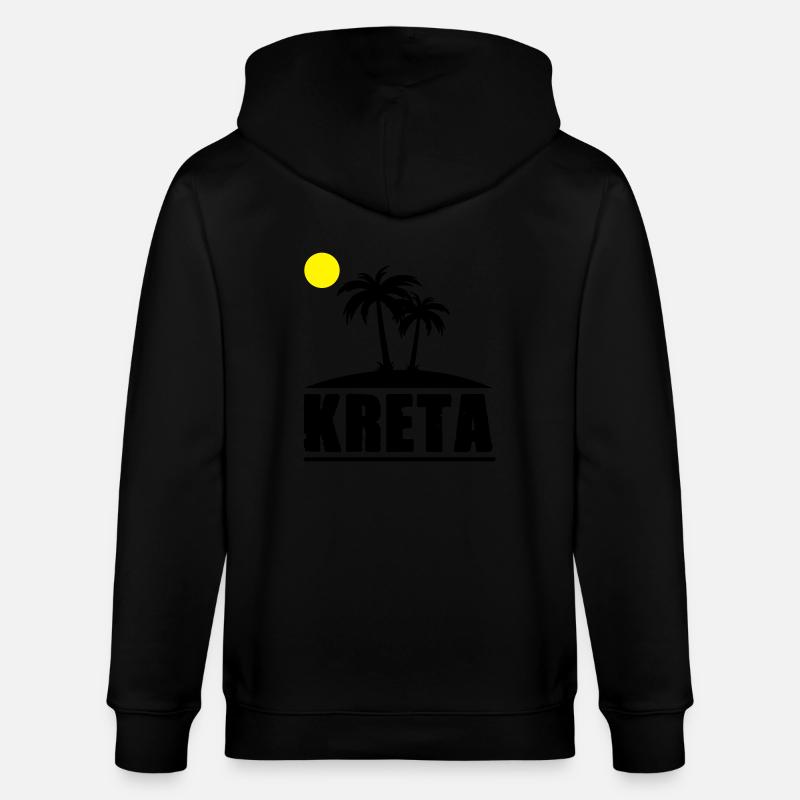 kreta - Stanley/Stella Unisex Bio-Kapuzenjacke CULTIVATOR  - Schwarz
