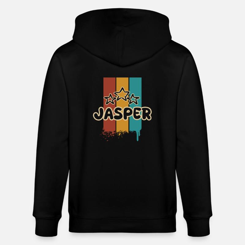 Cadeau pour Jasper - Veste à capuche bio CULTIVATOR Stanley/Stella Unisexe - noir