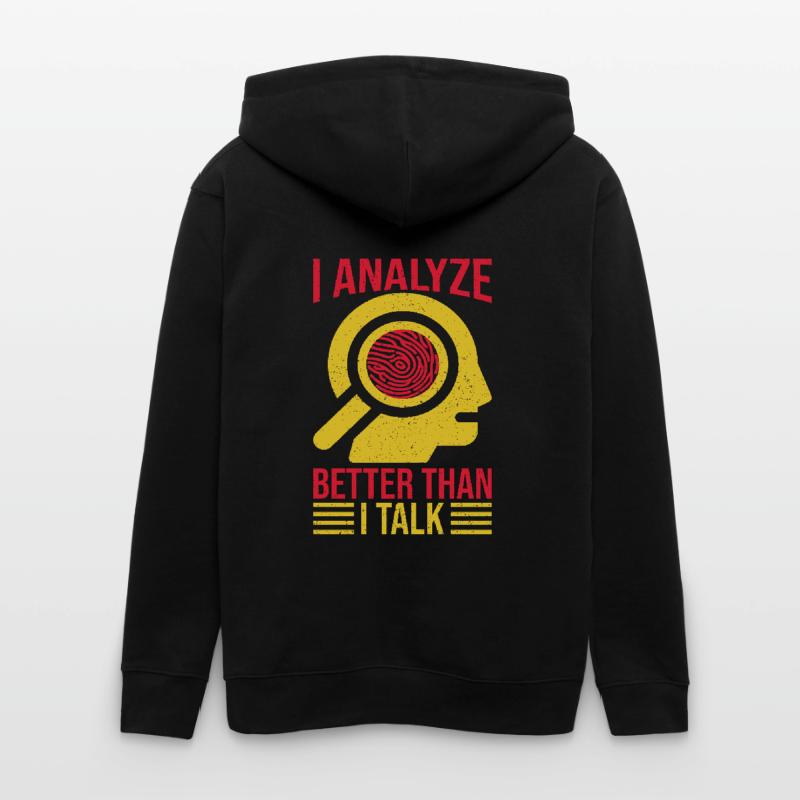 Forensic Science Major Analyze Better Than Talk Stanley/Stella CULTIVATOR  Unisex Organic Hooded Jacket