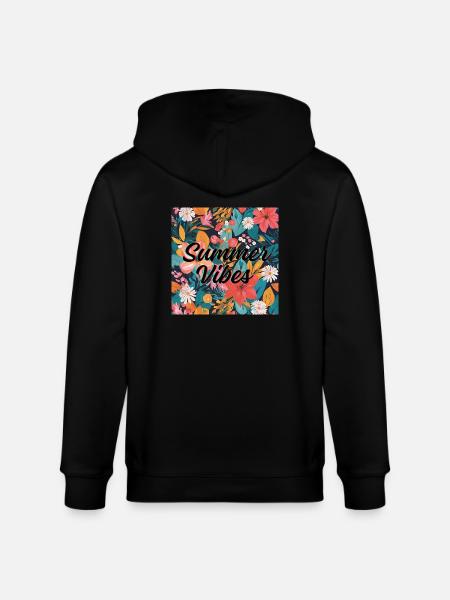 Summer Vibes - Stanley/Stella Unisex Bio-Kapuzenjacke CULTIVATOR - Schwarz