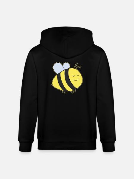 Dicke Hummel - Stanley/Stella Unisex Bio-Kapuzenjacke CULTIVATOR  - Schwarz