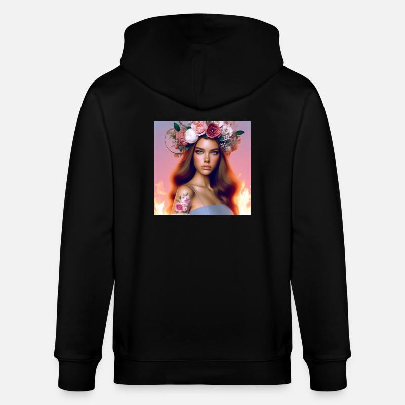 Belle. - Veste à capuche bio CULTIVATOR Stanley/Stella Unisexe - noir