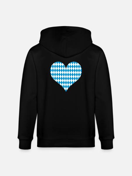 BAVARIA - Stanley/Stella CULTIVATOR  Unisex Organic Hooded Jacket - black