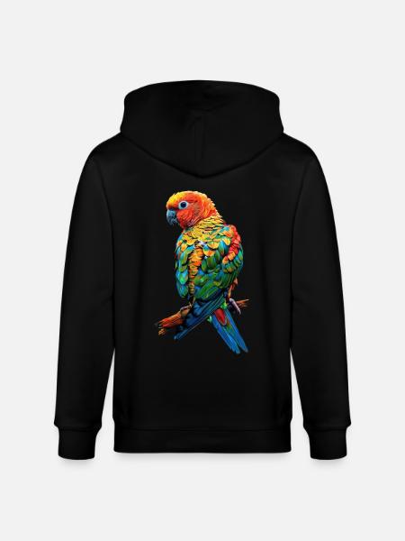 Sittiche - Stanley/Stella Unisex Bio-Kapuzenjacke CULTIVATOR - Schwarz