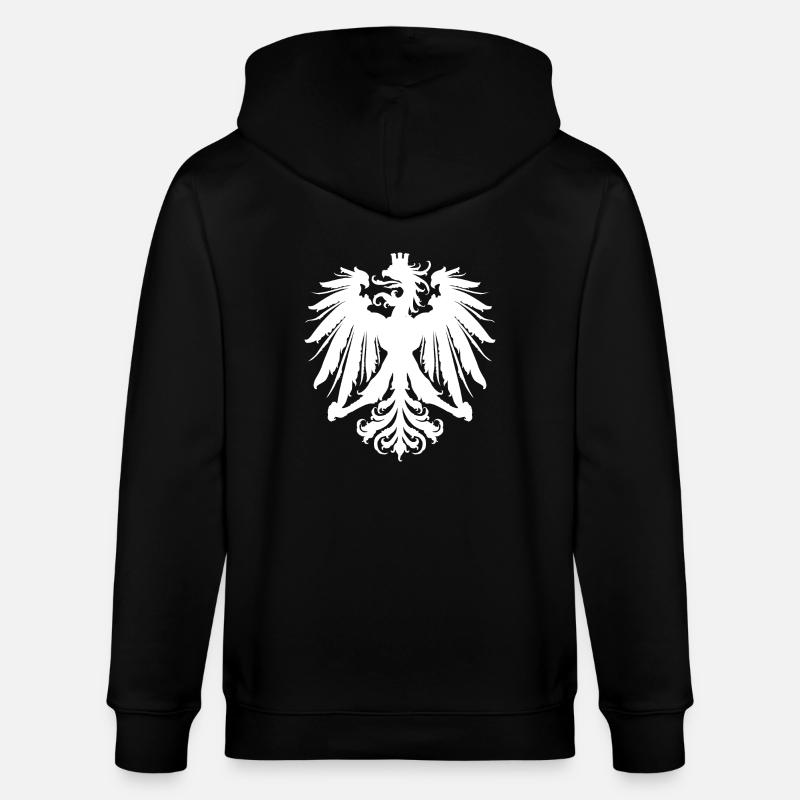 Adler 2 - Stanley/Stella Unisex Bio-Kapuzenjacke CULTIVATOR - Schwarz