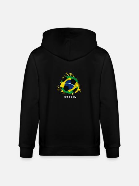  du Brésil - Veste à capuche bio CULTIVATOR Stanley/Stella Unisexe - noir