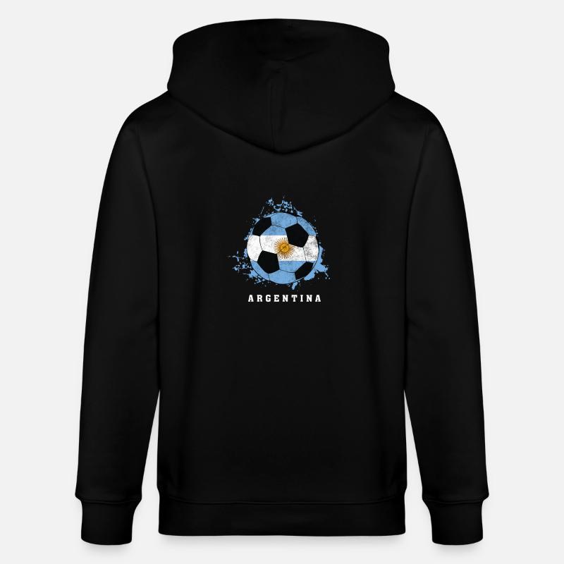  de l'Argentine - Veste à capuche bio CULTIVATOR Stanley/Stella Unisexe - noir