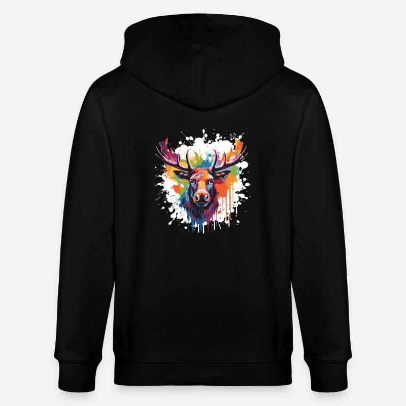Élan - Veste à capuche bio CULTIVATOR Stanley/Stella Unisexe - noir