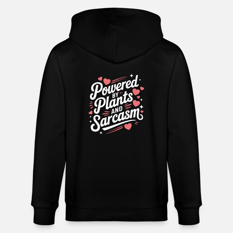 Végétarien Végétalien Végétarien Végétarien - Veste à capuche bio CULTIVATOR Stanley/Stella Unisexe - noir