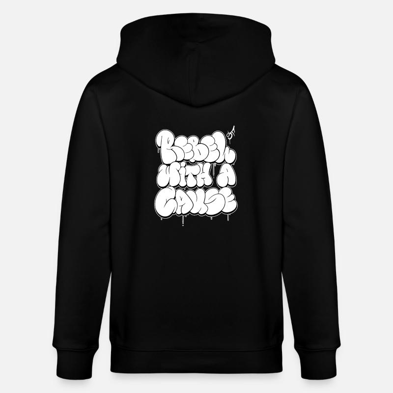 Rebelle avec une cause - Veste à capuche bio CULTIVATOR Stanley/Stella Unisexe - noir