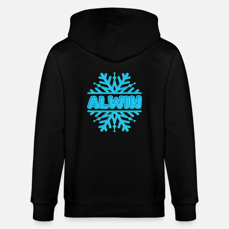 Alwin Alwin - Stanley/Stella Unisex Bio-Kapuzenjacke CULTIVATOR  - Schwarz