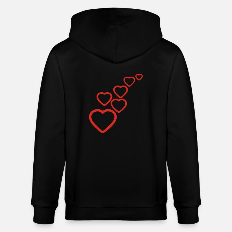 Valentin Herzen - Stanley/Stella Unisex Bio-Kapuzenjacke CULTIVATOR  - Schwarz