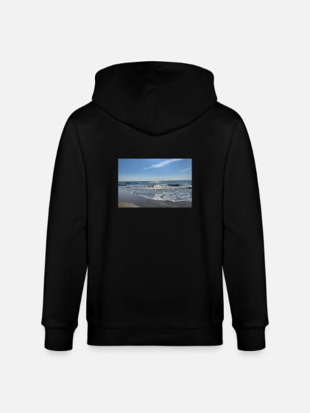 Wellen - Stanley/Stella Unisex Bio-Kapuzenjacke CULTIVATOR - Schwarz