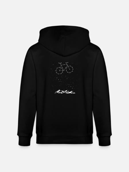 Bike Constellation - Stanley/Stella Unisex Bio-Kapuzenjacke CULTIVATOR - Schwarz