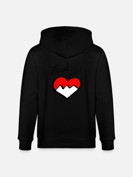 Bassd scho! - Stanley/Stella Unisex Bio-Kapuzenjacke CULTIVATOR - Schwarz