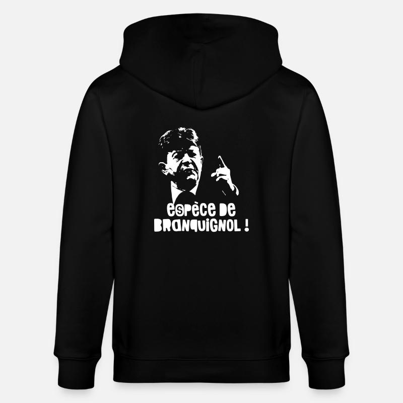 Branquignol ! - Veste à capuche bio CULTIVATOR Stanley/Stella Unisexe - noir