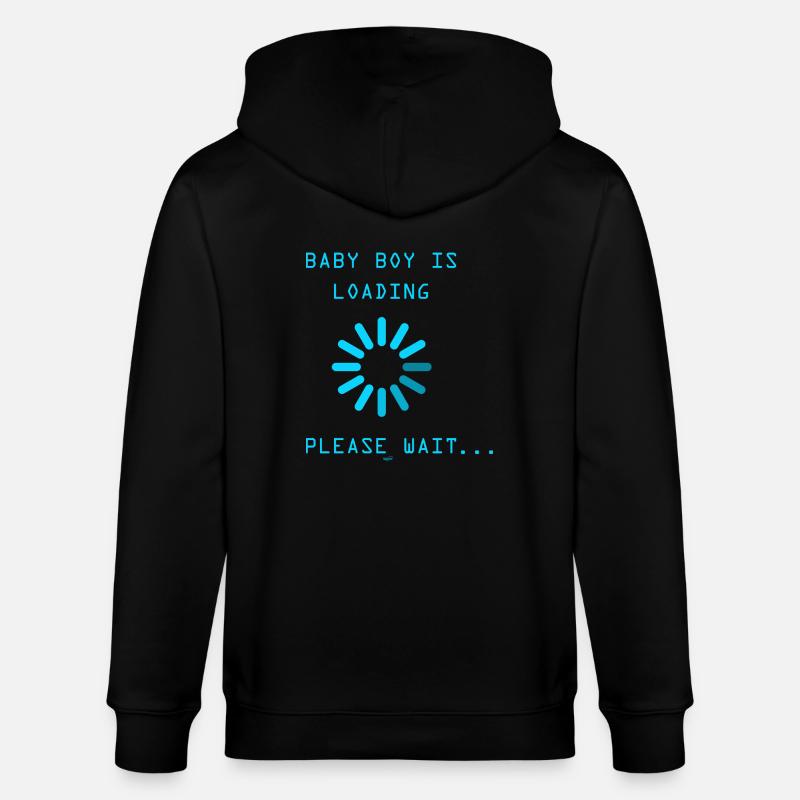 Baby Boy loading - Veste à capuche bio CULTIVATOR Stanley/Stella Unisexe - noir