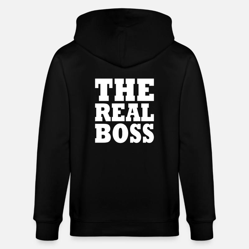 The real boss - Veste à capuche bio CULTIVATOR Stanley/Stella Unisexe - noir