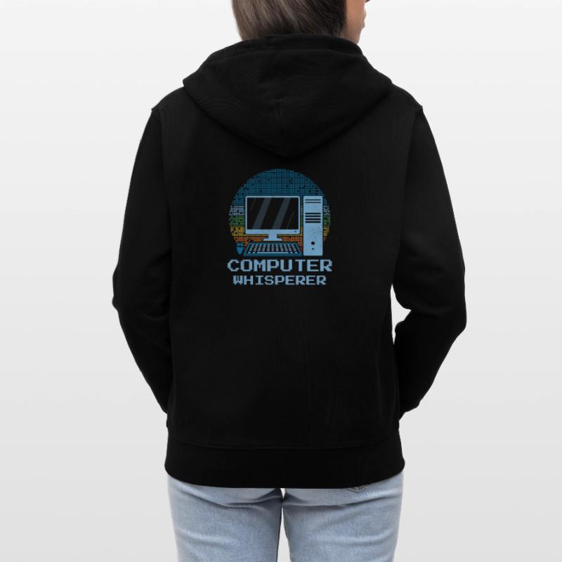 Computer Whisperer Computer Tech Support Stanley/Stella Unisex Bio-Kapuzenjacke CULTIVATOR 