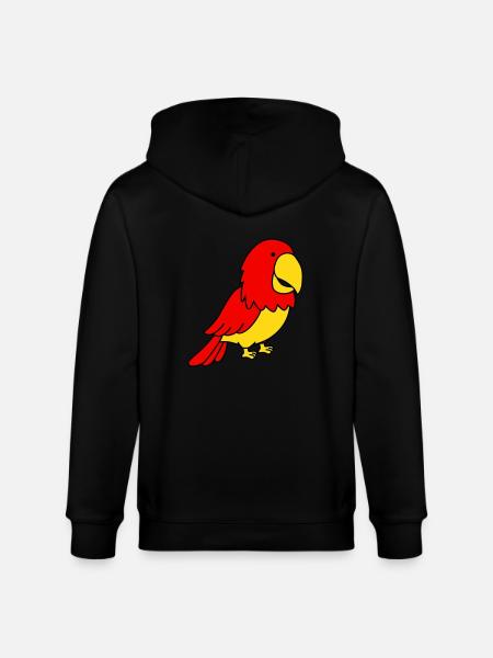 parrot - Stanley/Stella CULTIVATOR Unisex Organic Hooded Jacket - black