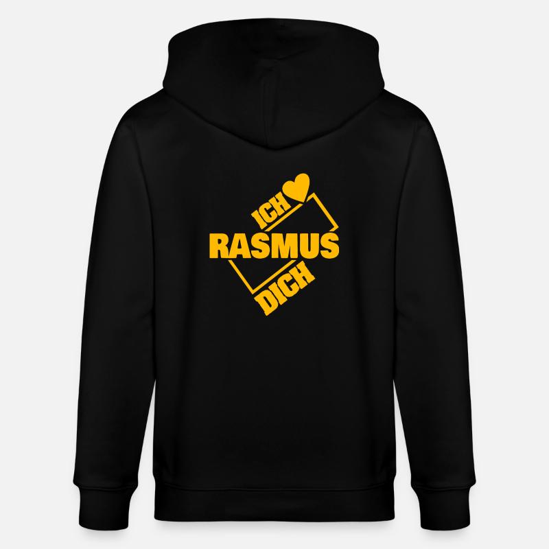 Rasmus - Stanley/Stella Unisex Bio-Kapuzenjacke CULTIVATOR  - Schwarz