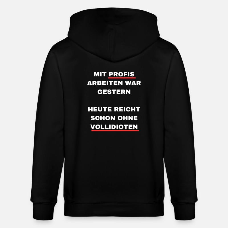 Mit Profis arbeiten - Stanley/Stella Unisex Bio-Kapuzenjacke CULTIVATOR  - Schwarz
