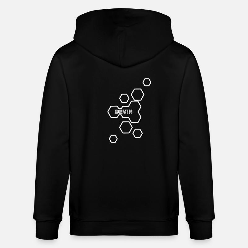 Cadeau pour Devin - Veste à capuche bio CULTIVATOR Stanley/Stella Unisexe - noir