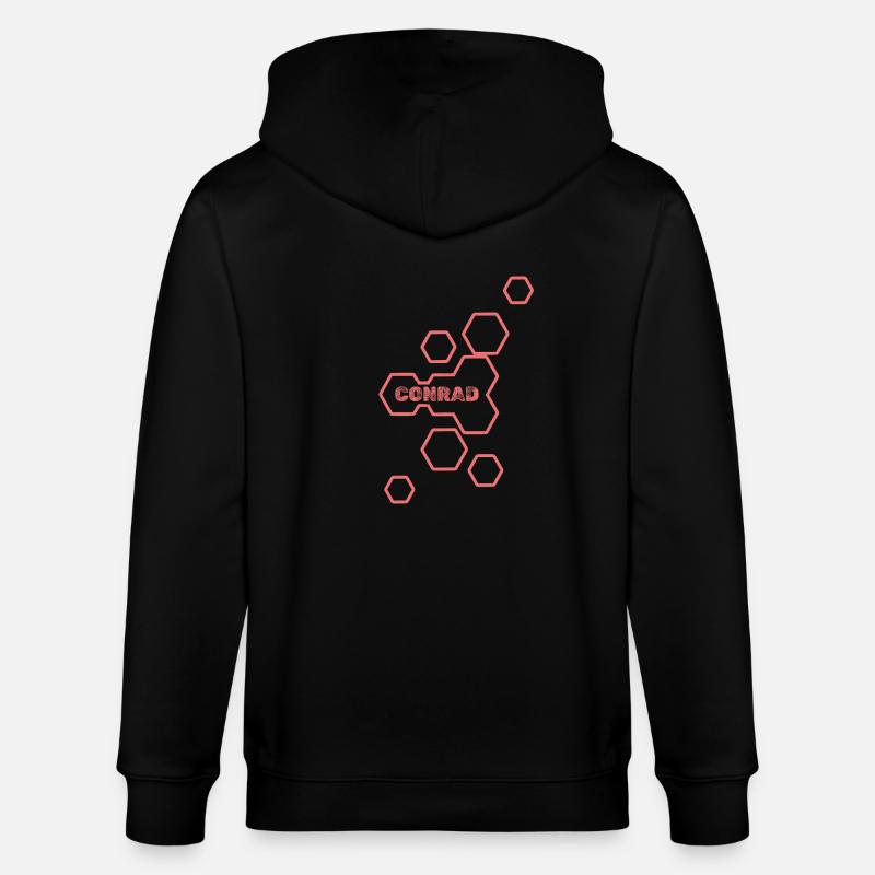 Cadeau pour Conrad - Veste à capuche bio CULTIVATOR Stanley/Stella Unisexe - noir