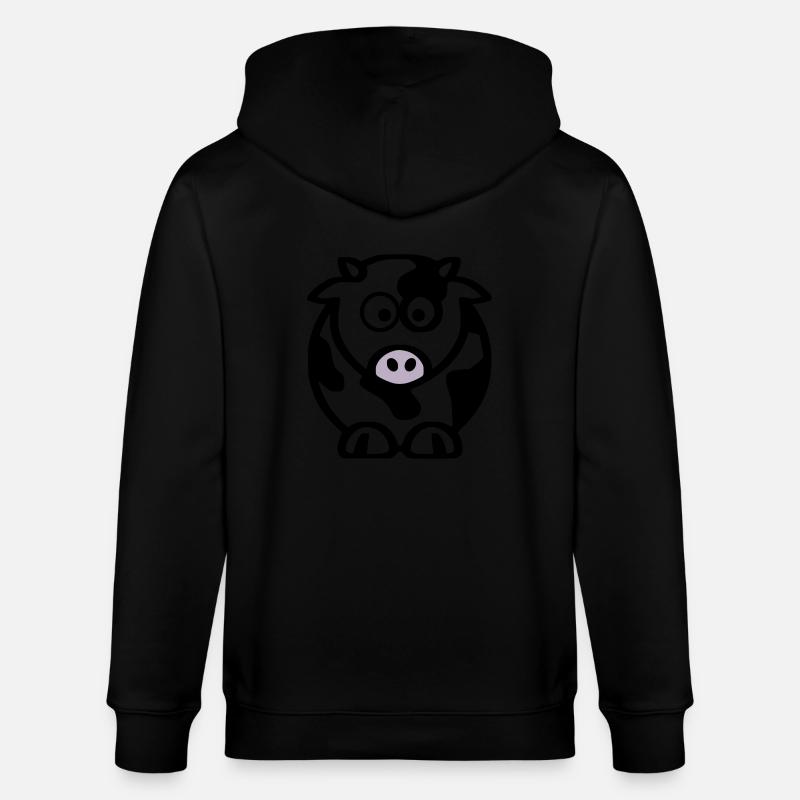 La vosgienne - Veste à capuche bio CULTIVATOR Stanley/Stella Unisexe - noir