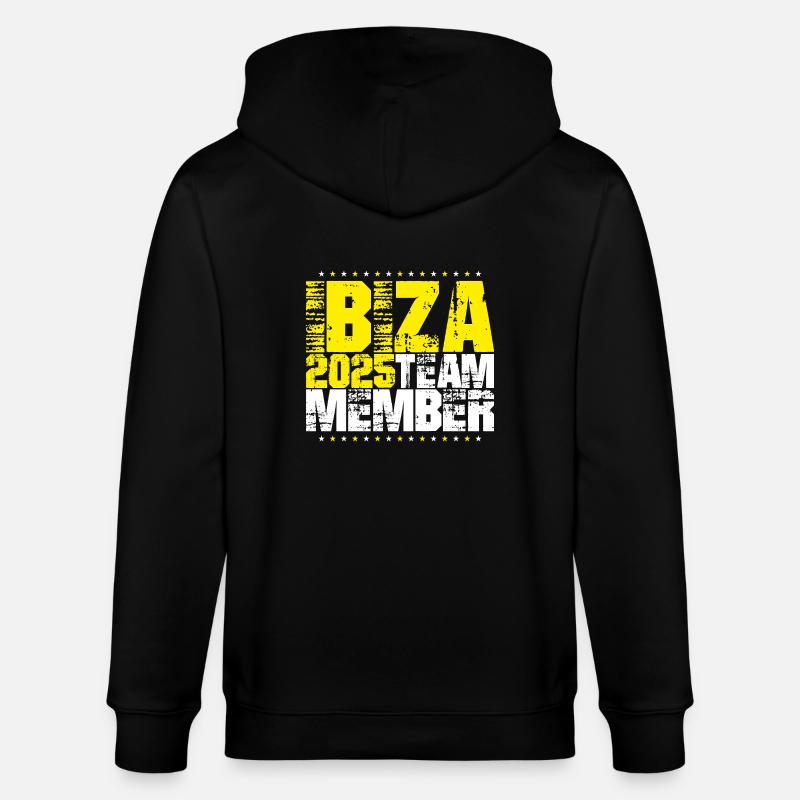 Ibiza 2025 Team - Stanley/Stella Unisex Bio-Kapuzenjacke CULTIVATOR  - Schwarz