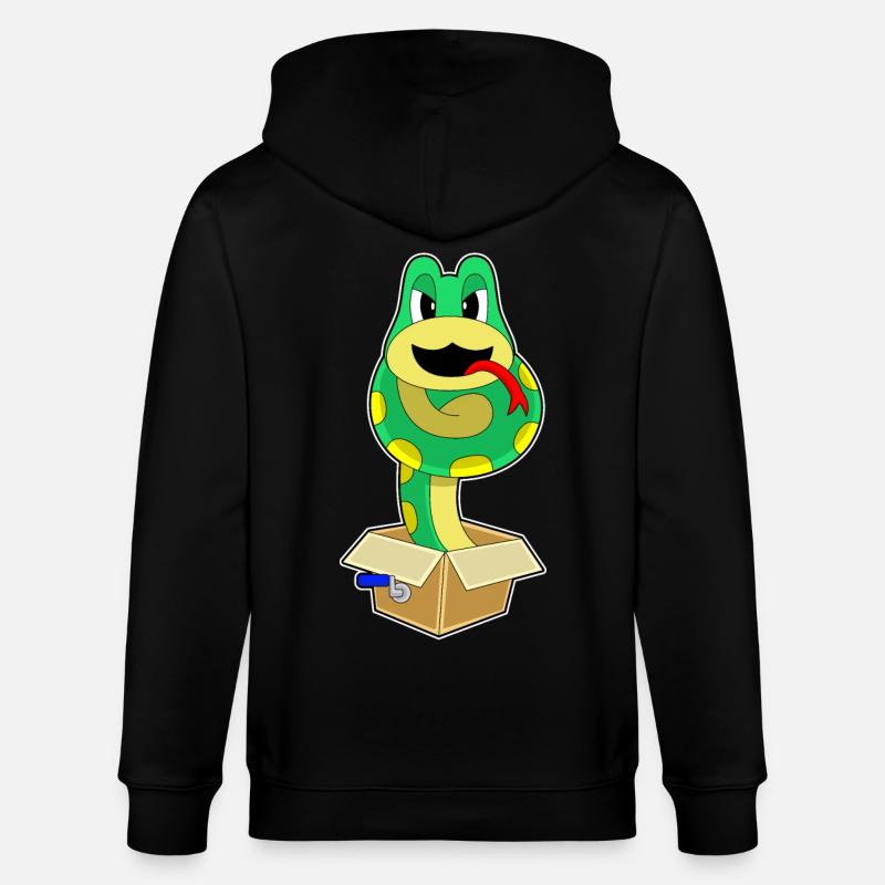 Boîte à serpents - Veste à capuche bio CULTIVATOR Stanley/Stella Unisexe - noir