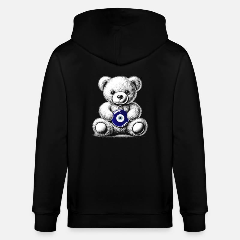 Nazar - Stanley/Stella Unisex Bio-Kapuzenjacke CULTIVATOR  - Schwarz
