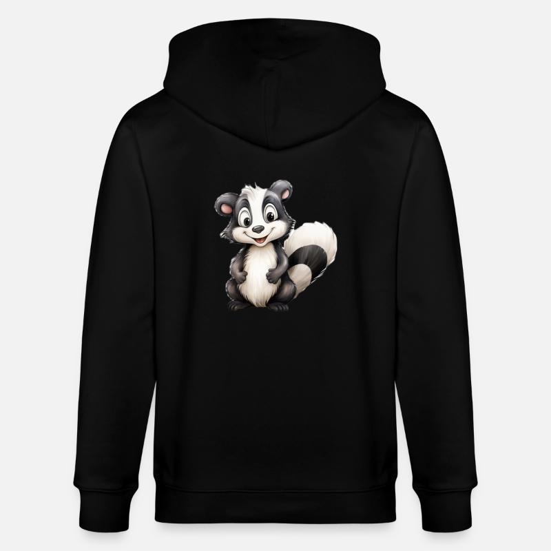 Stinktier oder Stinktierklasse - Stanley/Stella Unisex Bio-Kapuzenjacke CULTIVATOR  - Schwarz